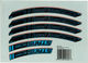 NoTubes Set d'Autocollants pour ZTR Grail MK3 - bleu