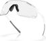 Oakley Cybr Dyno Sportbrille - matte white/clear to black iridium photochromic