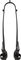 ASS SAVERS Win Wing 2 Road Mudguard - stealth/85 mm