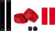 Fizik Cinta de manillar Vento Microtex Tacky - red