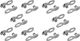 Shimano Kettenschloss SM-CN910-12 Quick-Link - 10 Stück - silber