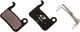 Jagwire Bremsbeläge Disc für Shimano - sinter - Stahl/SH-001