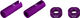 Peaty's Chris King Edition MK2 Tubeless Ventil Ersatzteil-Set - violet/SV