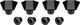 absoluteBLACK Protectores de tornillos de platos para Dura-Ace 9000 - black