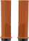 Peaty's Monarch Grips Knurl Lock-On Handlebar Grips - mango/thick