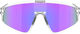 Oakley Latch Panel Sportbrille - matte clear/prizm violet