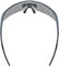 uvex pace stage S CV sports glasses - grey matte | mirror green