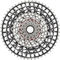 SRAM Cassette XS-1299 T-Type 12 vit. pour XX SL Eagle Transmission - black-silver/10-52