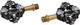 Exustar Pedales de clip E-PM222TI - negro