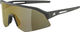 Alpina Sonic HR Q Sports Glasses - black matte | mirror gold