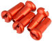 DT Swiss Cabecillas de aluminio 2,0 mm - 5 unidades - rojo/12 mm