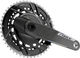 SRAM Juego de bielas con medidor de potencia Force E1 DUB DM 2x12 de carbon - black/172,5 mm/33-46