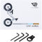 Bicicleta de equilibrio para niños Charger 12" - brushed aluminium/universal