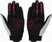 100% Gants géomatiques - grey racer red | S