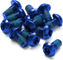REVERSE Components Befestigungsschrauben Stahl für Bremsscheiben - blue