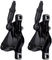 SRAM Apex 1 HRD v+h Set Scheibenbremse hydr.m.DoubleTap® Schalt-/Bremsgriff - black/Satz (VR + HR)