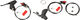 Set Freins à Disque Hydrauliques av+arr Apex 1 HRD Levier DoubleTap® - black/set (roue avant et arrière)
