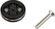 Gravity Cap Stem Mount for Garmin Edge - black/1 1/8"
