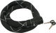 ABUS Candado de cable blindado Steel-O-Flex Iven 8200 - negro/110 cm