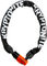 Evolution 4 Integrated Chain Kettenschloss - schwarz-orange-weiß/90 cm