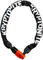 Kryptonite Evolution 4 Integrated Chain Kettenschloss - schwarz-orange-weiß/90 cm