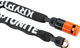 Kryptonite Chaîne Antivol Evolution 4 Integrated Chain - noir-orange-blanc/90 cm