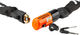 Evolution 4 Integrated Chain Kettenschloss - schwarz-orange-weiß/90 cm
