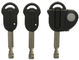 Evolution 4 Integrated Chain Kettenschloss - schwarz-orange-weiß/160 cm
