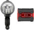 busch+müller Ixon IQ Premium + Ixback Senso LED Beleuchtungsset mit StVZO-Zulassung - schwarz/universal