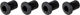 absoluteBLACK Oval 1X Kettenblatt für Shimano XT M8000 / SLX M7000 / HG+ 12-fach - black/34 Zähne