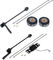 Juego de ruedas DT Swiss 535 + Shimano T3000 / DH-C3000 26" - negro/26" set (RD 9x100 + RT 10x135) Shimano