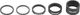 Set Headset Spacer UD Carbon de 5 piezas - black-white/universal