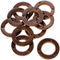 Leather Rings for Handlebar Grips - aged/universal