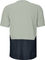 Scott Vertic Zip S/S Trikot - spray grey-dark blue | S