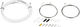 Sport XL Shifter Cable Set - white/universal