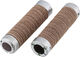 Brooks Plump Leather Grips Lenkergriffe Modell 2023 - brown/130 mm