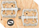 SB ONE FR/DH Plattformpedale - raw/universal