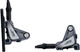 SRAM Force 22 FM v+h Set Scheibenbremse hydr.DoubleTap® Schalt-/Bremsgriff - black-grey/Satz (VR + HR)