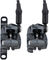 SRAM Force 22 FM v+h Set Scheibenbremse hydr.DoubleTap® Schalt-/Bremsgriff - black-grey/Satz (VR + HR)