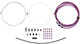 Jagwire Set de cables de cambios 1X Elite Link - limited purple/universal