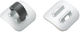 Stick-On Aluminium Cable/Hose Mount - silver/universal