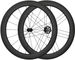 Bora WTO 60 Road 28" Laufradsatz - carbon-black/28" Satz (VR 9x100 + HR 10x130) Campa