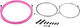 Universal Sport Bremszugset - pink/universal