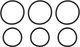 Garmin Set de gomas para soporte de manillar Edge Serie - negro/universal