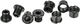 KCNC Long Chainring Bolt Set, MTB M8 - black/universal