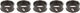 Precision Headset Spacers - black/15 mm