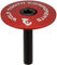 Ultralight Top Cap - red/1 1/8"