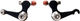 PAUL Set de frenos de llanta Neo-Retro Cantilever Short Pull d+t - black/set (RD + RT)