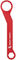 Wolf Tooth Components Outil pour Boîtier de Pédalier Pack Wrench - red/universal