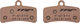 TRP Plaquettes de Frein P-Q15TS p. Trail EVO / DH-R EVO / G-Spec / Quadiem - fritté - acier/Fritté